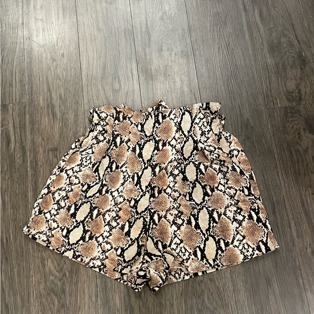 Snakeskin Shorts - Picture 2 of 3